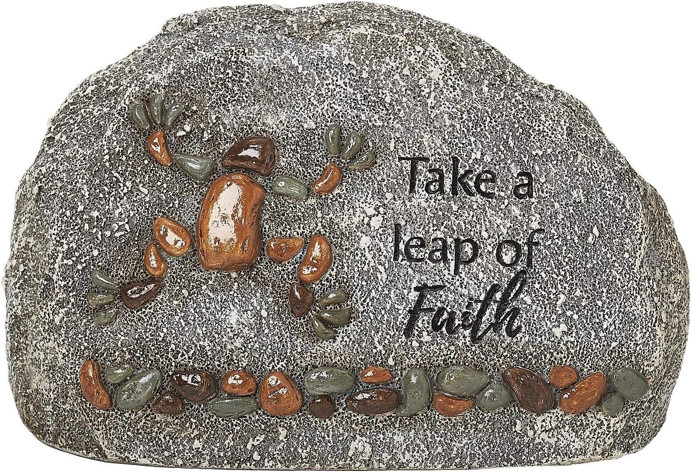 Roman 4-inch Frog Pebble Stone