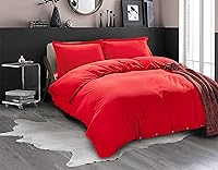 Vista 3 de 1 funda de edredón de 800 hilos, 1 pieza con cierre de botón y lazos en las esquinas y 2 fundas de almohada, juego de funda de edredón refrescante