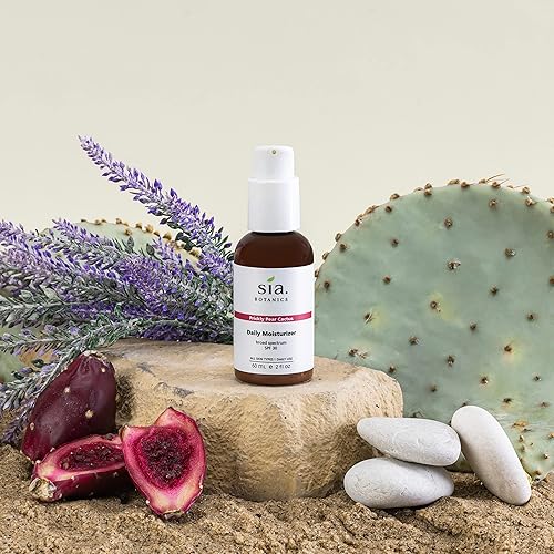 Miniatura 5 de Prickly Pear - Hidratante facial diario  SPF 30 (botella de bomba de 2.0 fl oz2 onzas)  Protector solar facial con tuna chuma, naranja dulce,