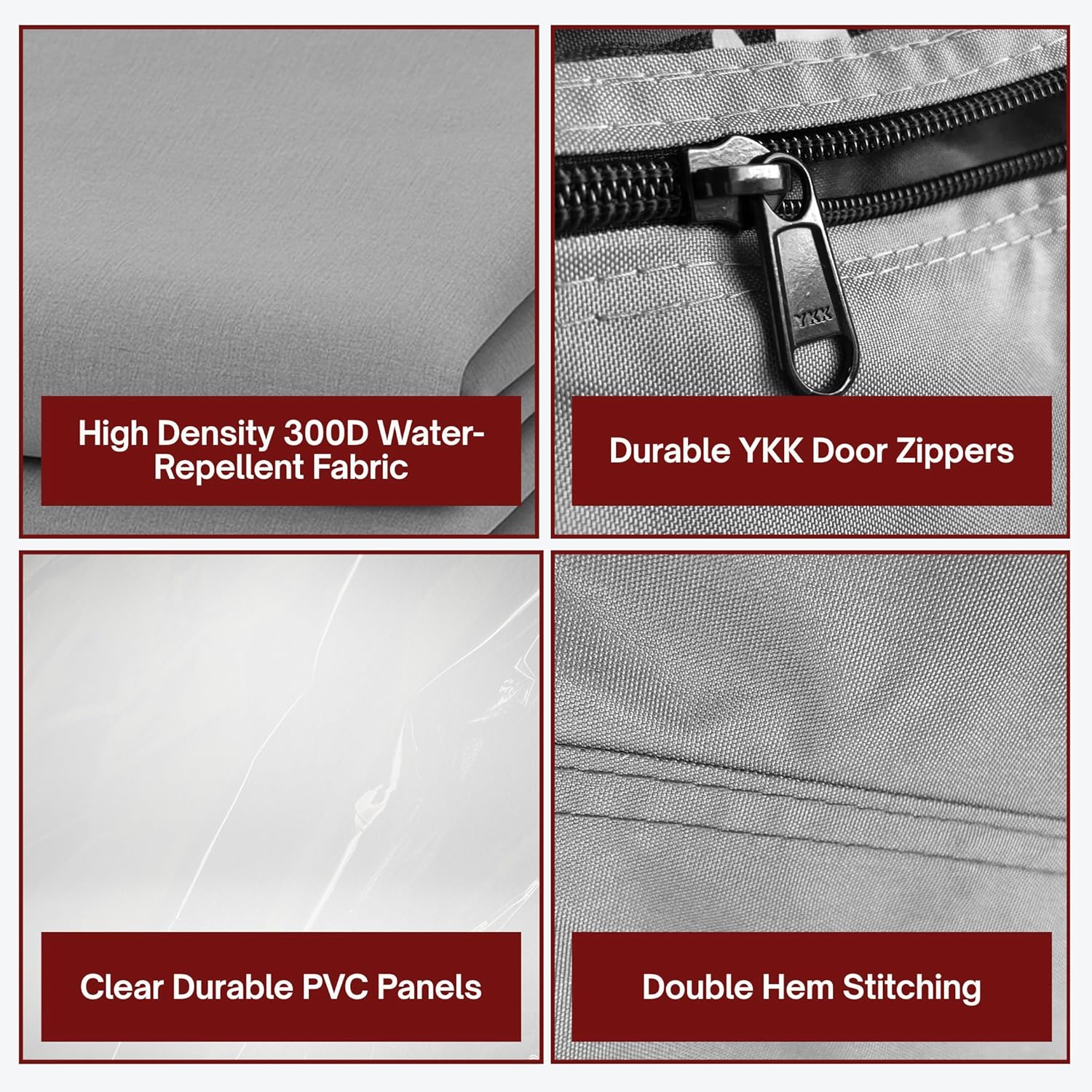 Formosa Covers | 2 Passenger Driving Golf Cart Enclosure Golf Cart Rain Cover, Winter Cover - Strong YKK Door Zipper - Fits EZGO, Club Car, Onward, Yamaha Buggy with Standard Roof up to 58"