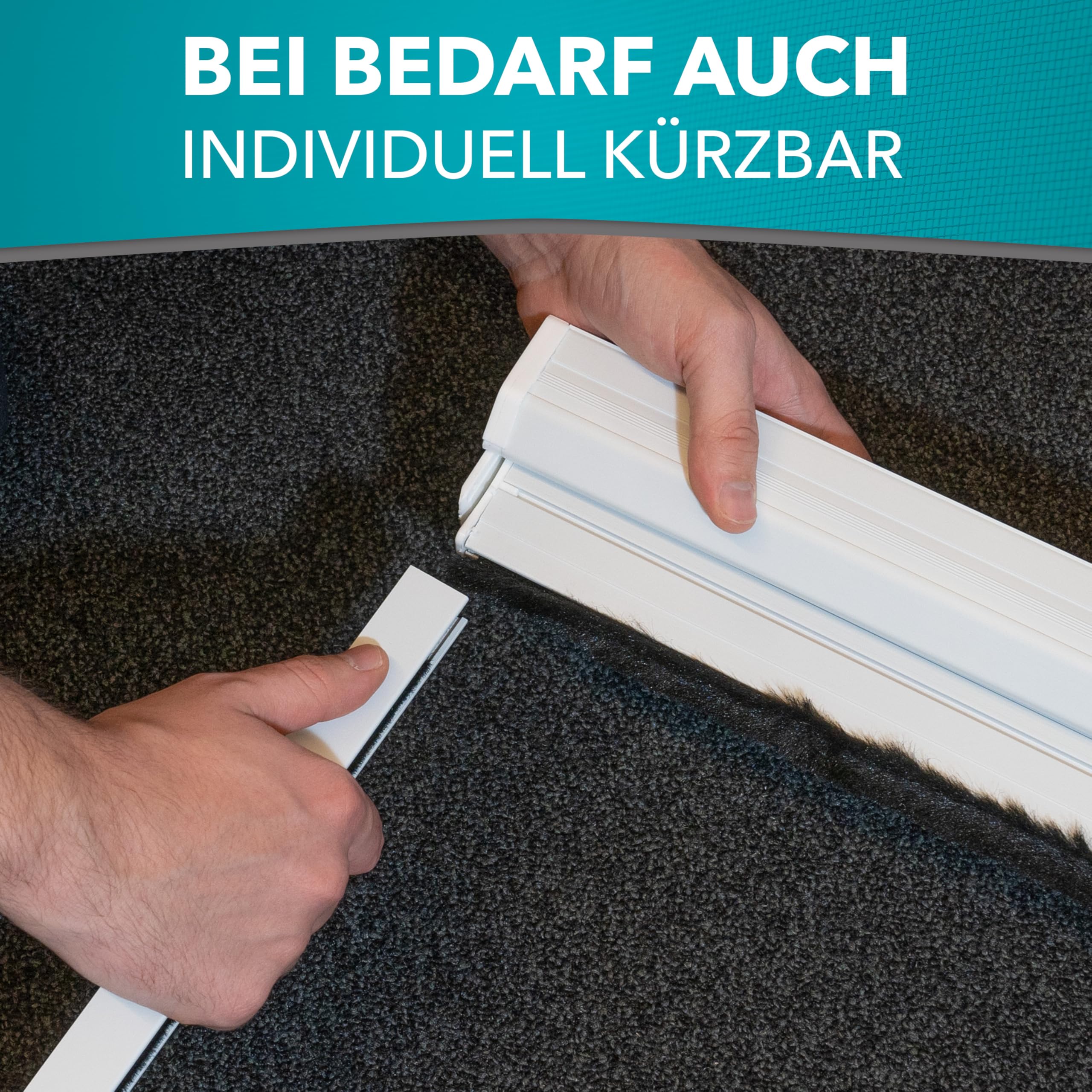 APANA Universelles Fliegengitter Insektenschutzrollo, ausziehbar zuschneidbar für Terrassentür Balkontür gegen Mücken Fliegen, Fiberglasgewebe Alurahmen, bis 120x220 cm, Weiß