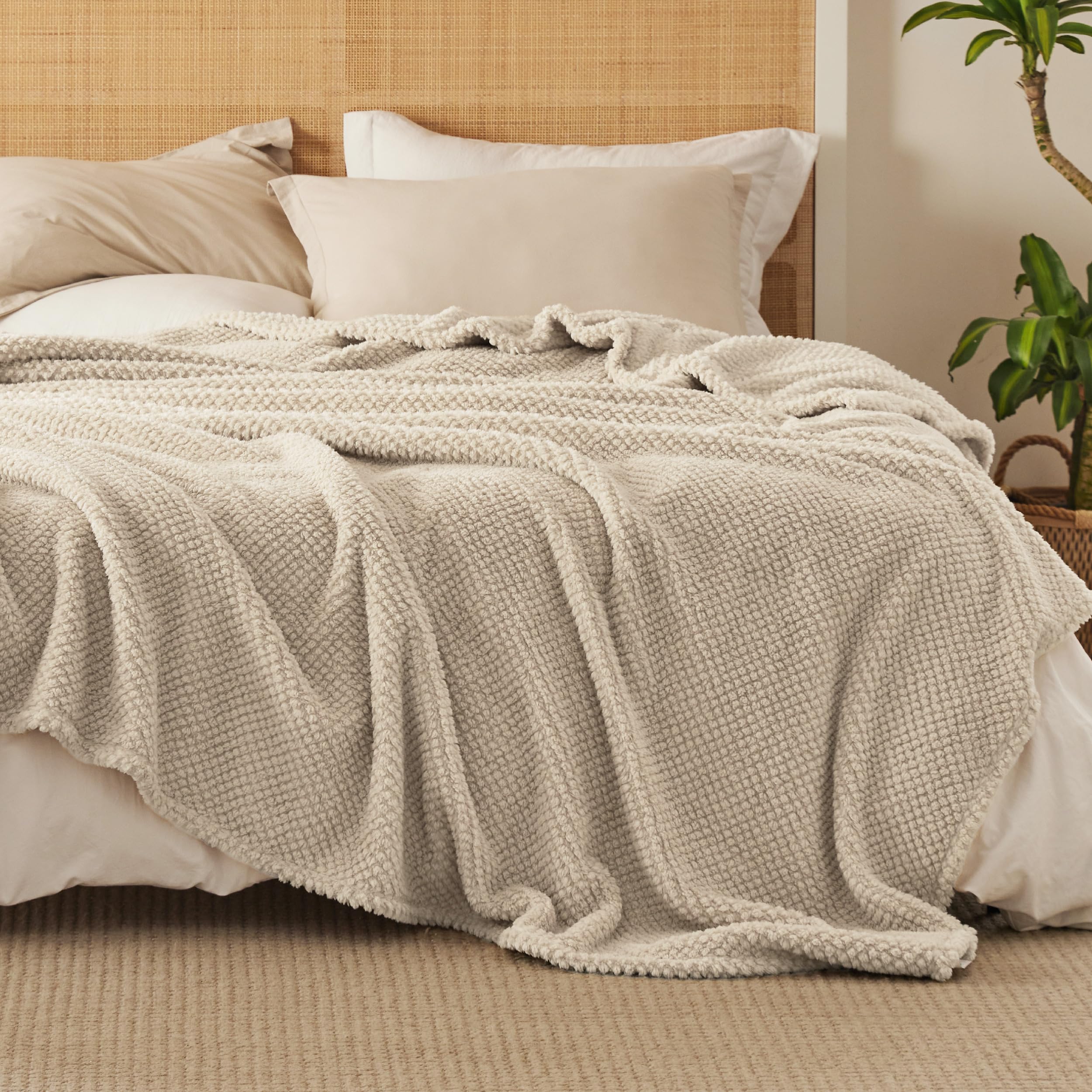 BEDSURE Kuscheldecke Flauschig Decke Fleecedecke XXL 240 x 220 cm