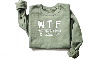 WTF Wine Turkey Family Shirt Women's Sweatshirt
