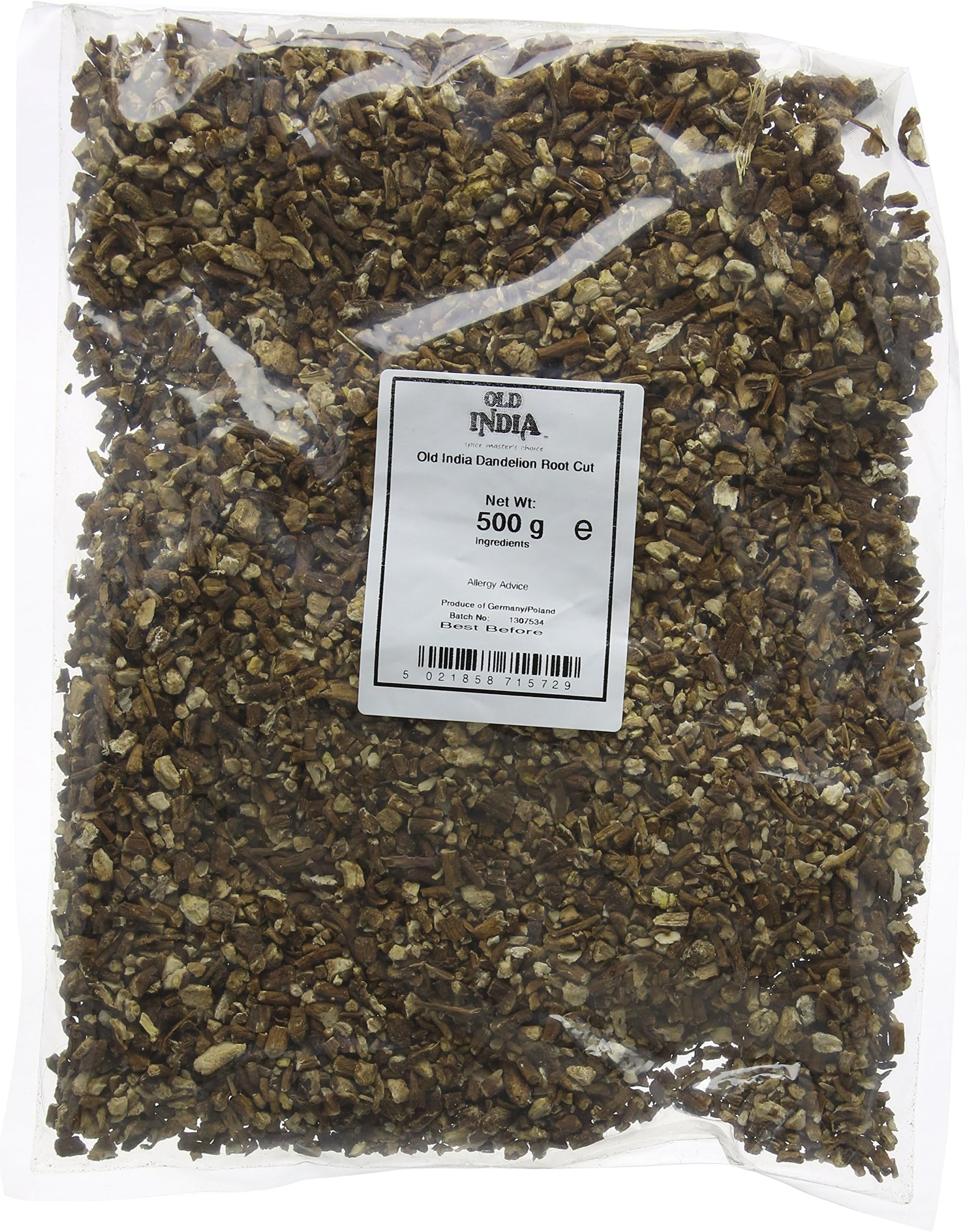 Old India Dandelion Root Cut (Coffee/ Tea) 500 g