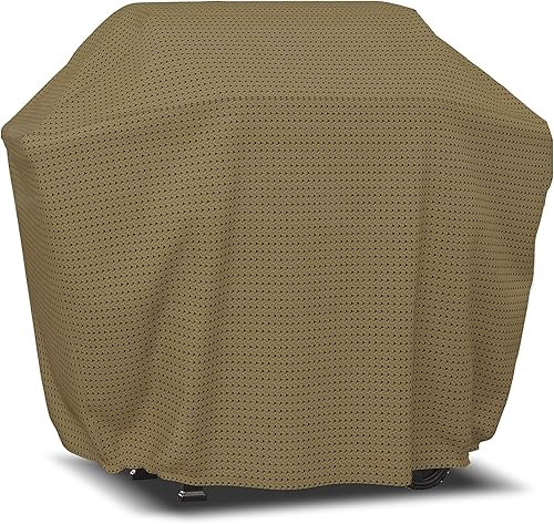 Covers & all Duro Pro - Funda para parrilla de barbacoa con elástico, 160 GSM, tela transpirable no tejida, impermeable, resistente a los rayos UV,