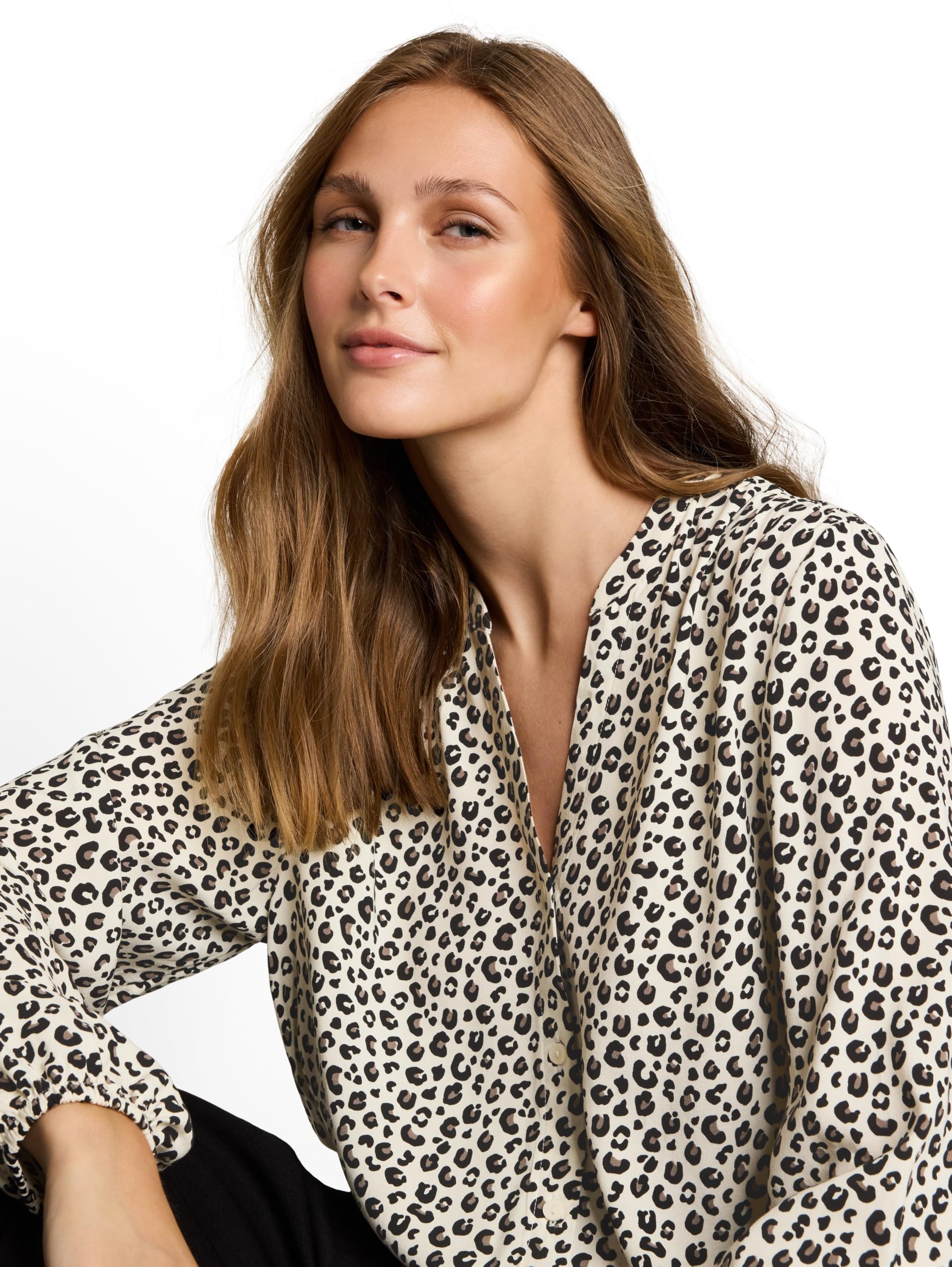 TOM TAILOR Denim Damen Bluse mit Muster