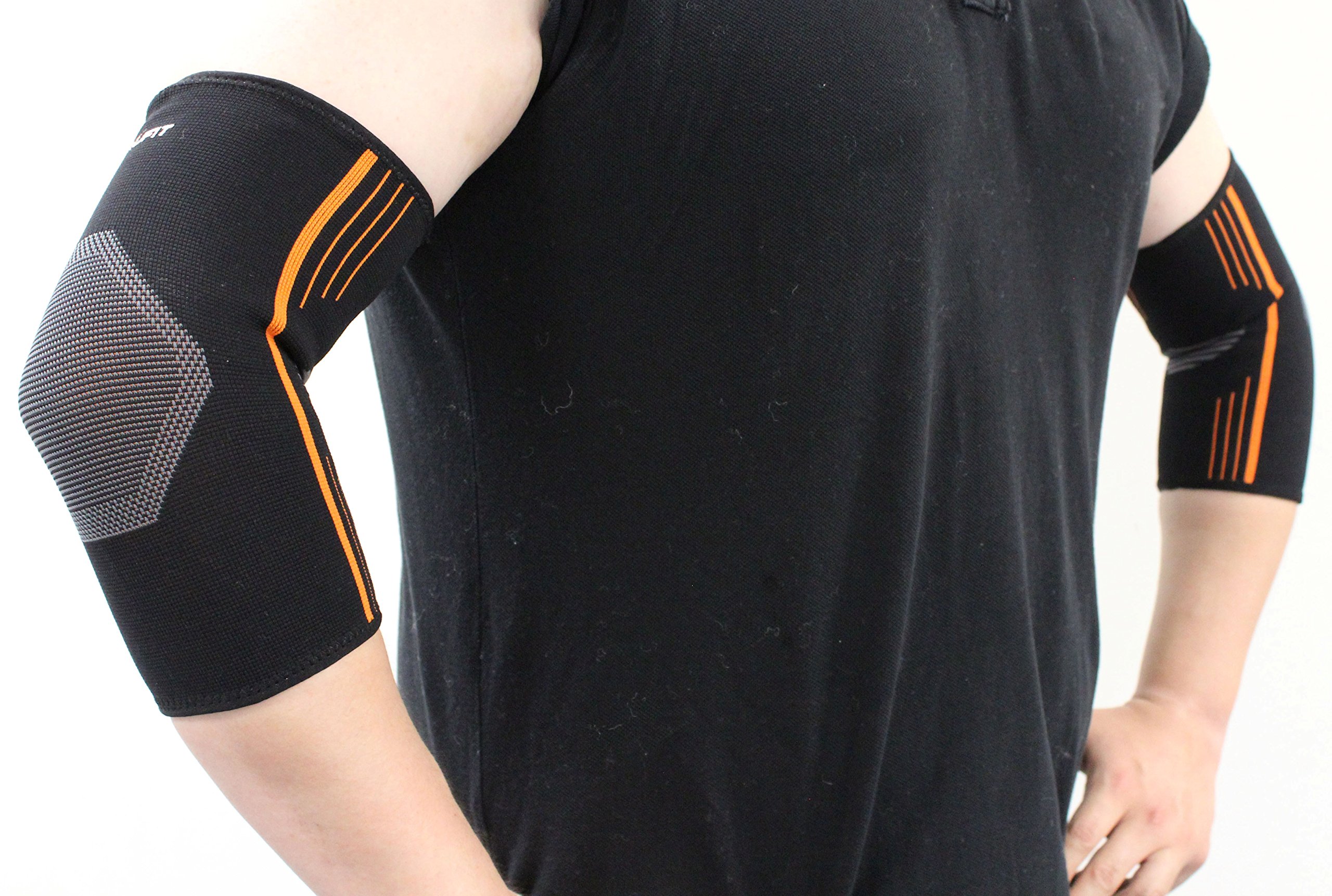 NeoAlly Elbow Compression Sleeve Premium Arm Support Brace for Tendonitis Bursitis Elbow Pain Relief from Tennis Golf Lacrosse and Cricket Elbow