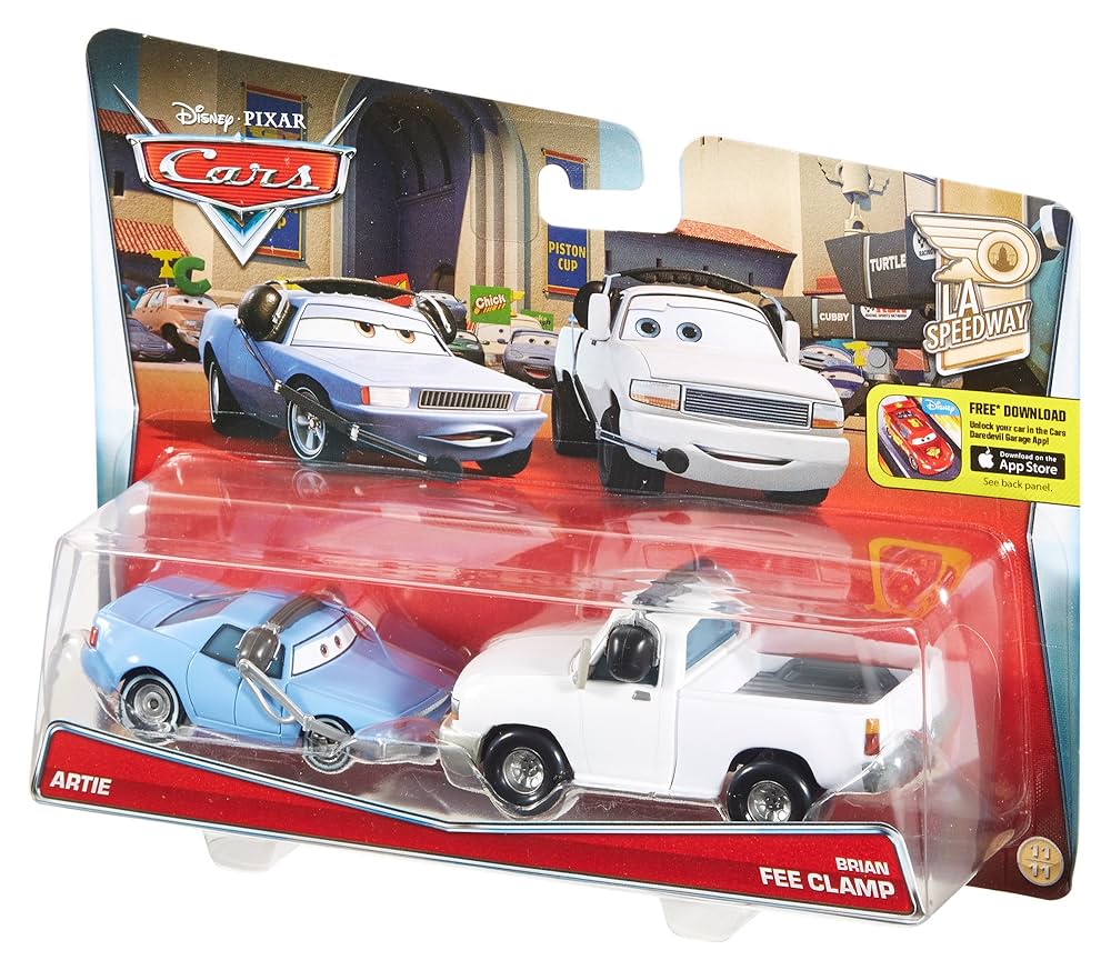Disney/Pixar Cars Artie and Brian Fee Clamp Vehicle 2-pack