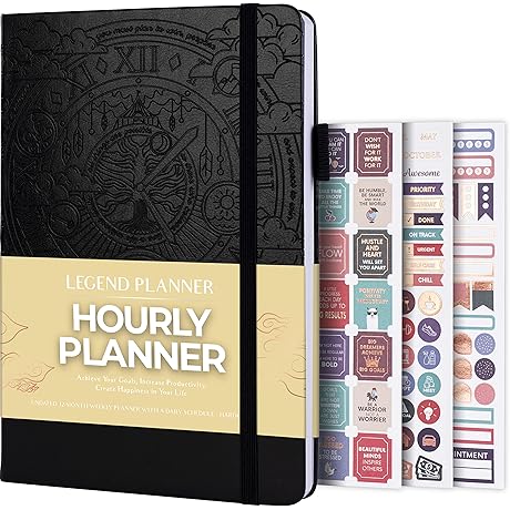 Legend Planner Hourly Schedule: The Revolutionary Time Blocking Journal