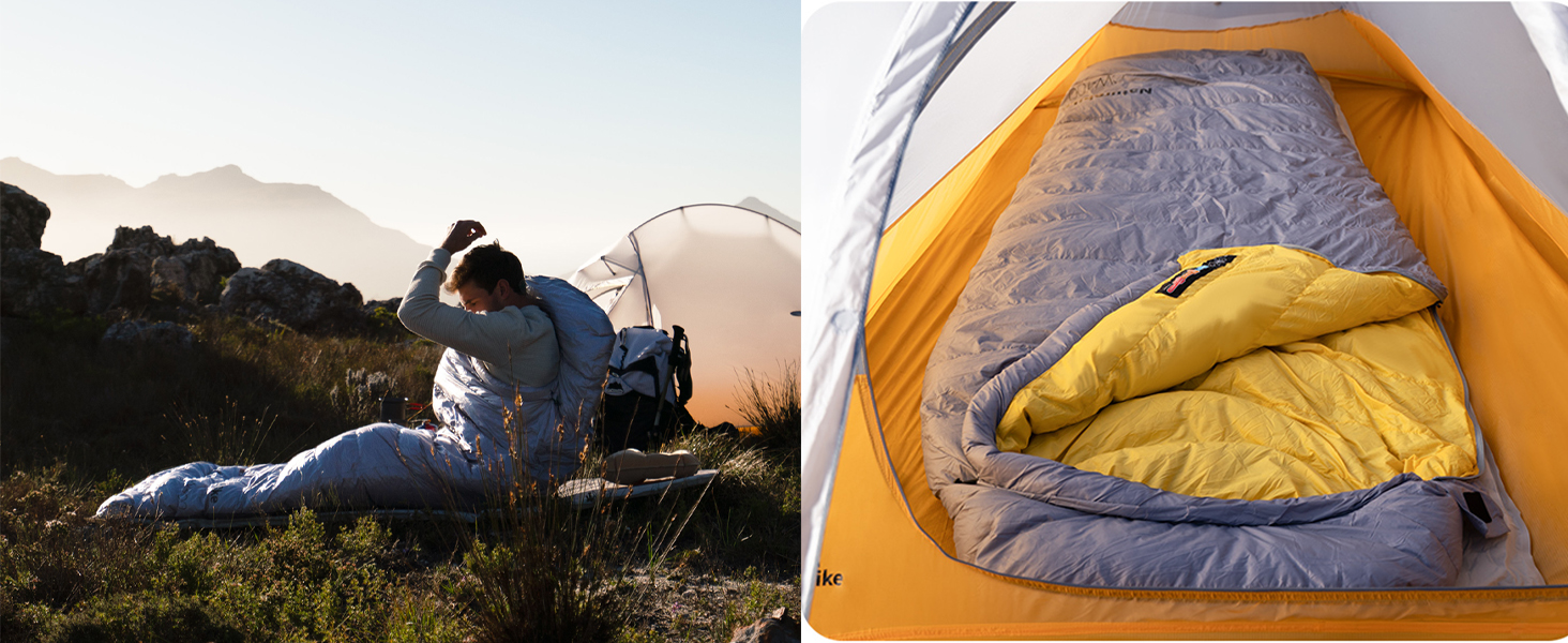 Naturehike 寝袋 CW700 高級ダウン 冬用 超軽量 快適温度-1.7度 全展開 肩掛け用 4シーズン 封筒型 キャンプ 1人用 650FP 登山 防水 保温 防寒 肌触り良い 車中泊 防撥水 暖かい 布団 sleeping bag ハ Amazon.co.jp: Naturehike 寝袋 CW700 高級ダウン 冬用 超軽量 快適