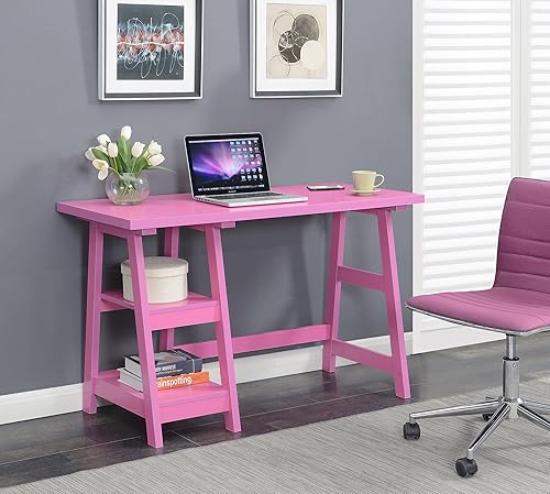 Miniatura 52 de Escritorio de caballete Convenience Concepts Designs2Go, Madera manufacturada, Espresso Espresso,Negro