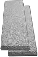 Vista 11 de Panel acústico negro Fibra de vidrio paquete de 2 Panel profesional de absorción de sonido Panel decorativo a prueba de sonido Panel