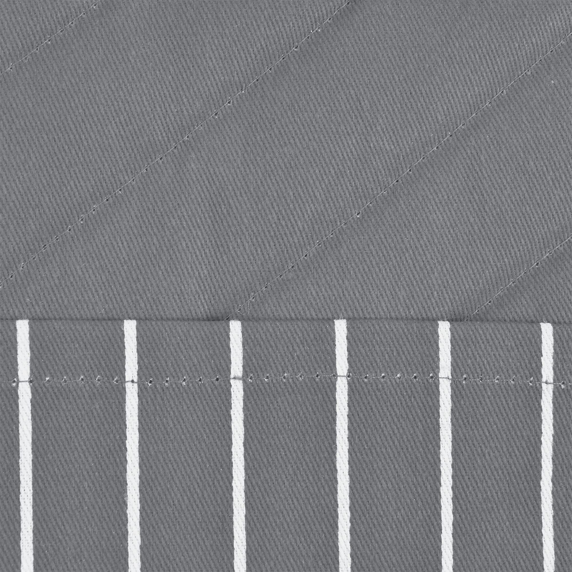Professional and Commercial Grade, Chef Stripe Kitchen, Potholders, Gray