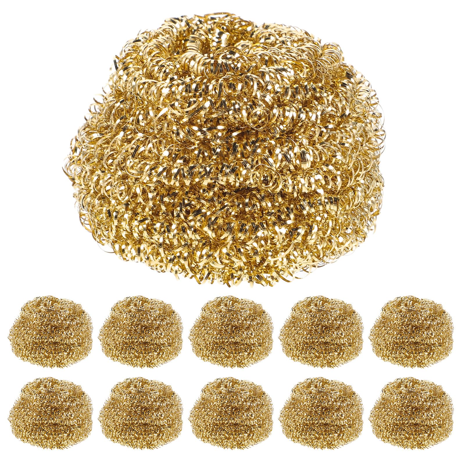 Pointes de soudure sans résidus grâce aux 10 boules de nettoyage en laiton Uonlytech