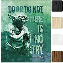 Do or Do Not Motivational Wall Art Print – Inspirational Sci-Fi Inspired Quote Poster for Office, Dorm, or Living Room – Fantasy Wisdom Décor for Daily Inspiration – 8x10 Unframed