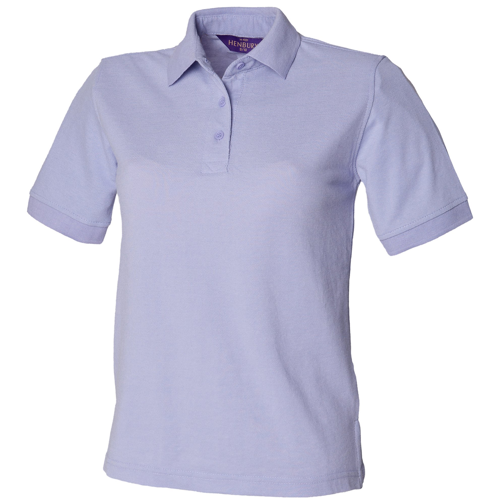 Henbury Womens/Ladies 65/35 Polo Shirt (XL) (Lavender)