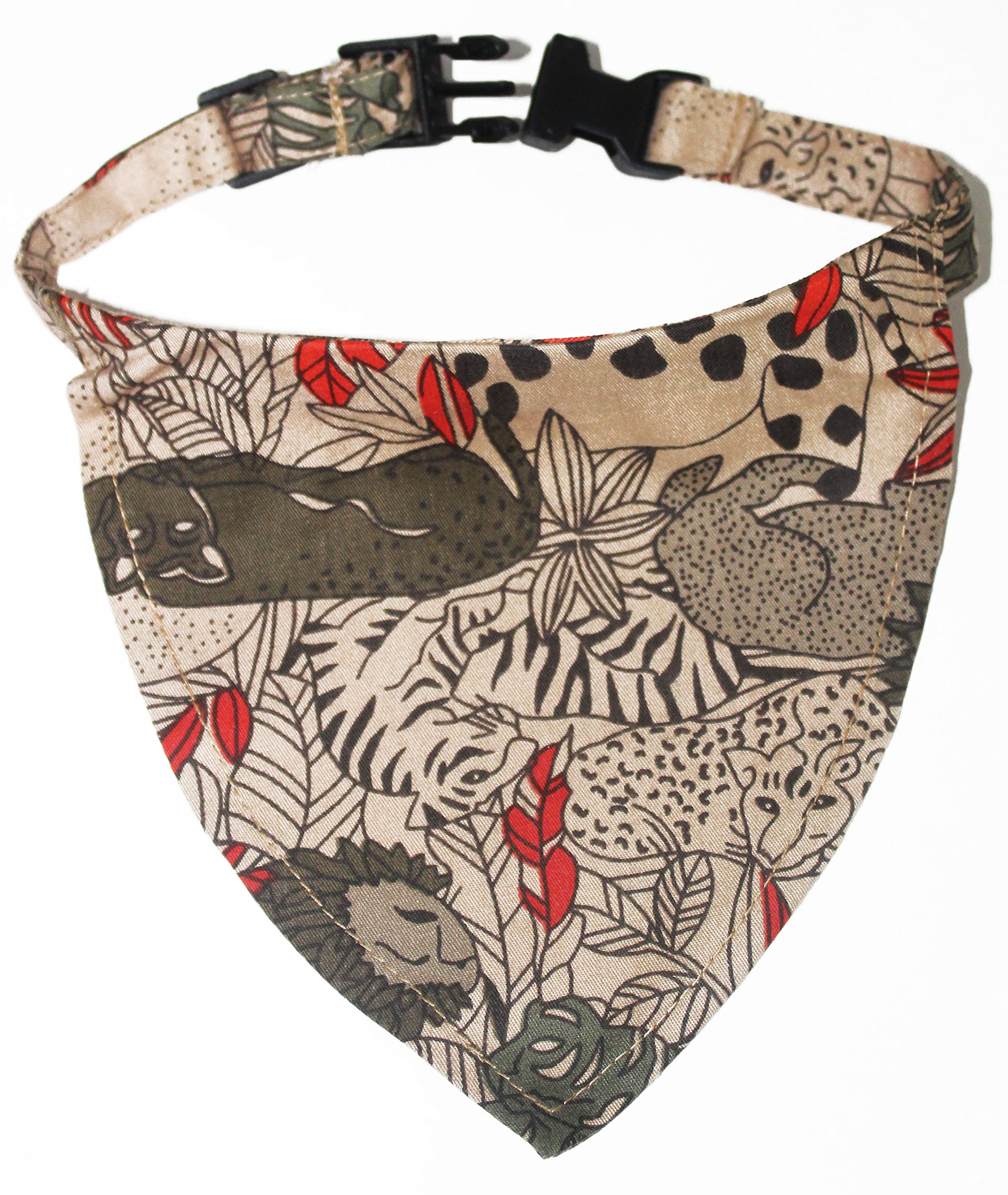 Emily Pets Summer Dog Bandanas| Pet Scarf Accessories|Dog Bandanas Classic Set|Premium Durable Fabric|Unique Shape|Adjustable Fit | Multiple Sizes Offered (L,Brown,Pack of One) (B097Y4GMRD) Amazon Price History, Amazon Price Tracker