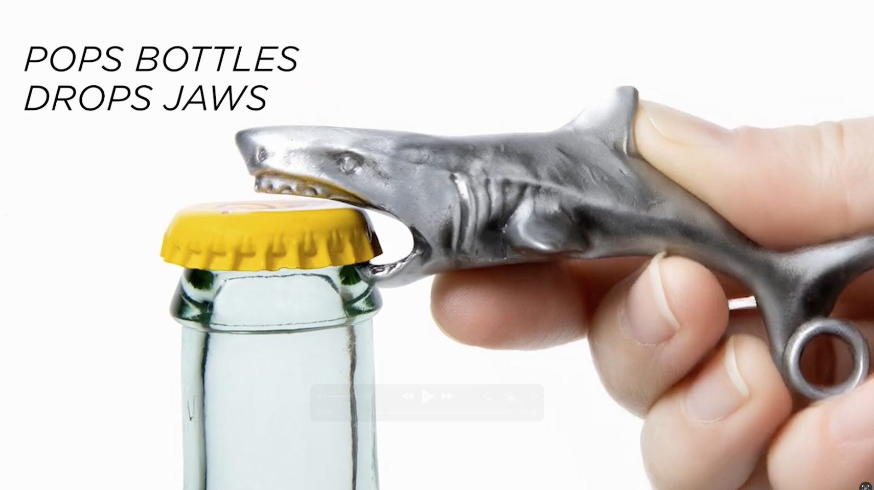 Amazon.com: Itera Shark Keychain Bottle Opener Novelty Gift for