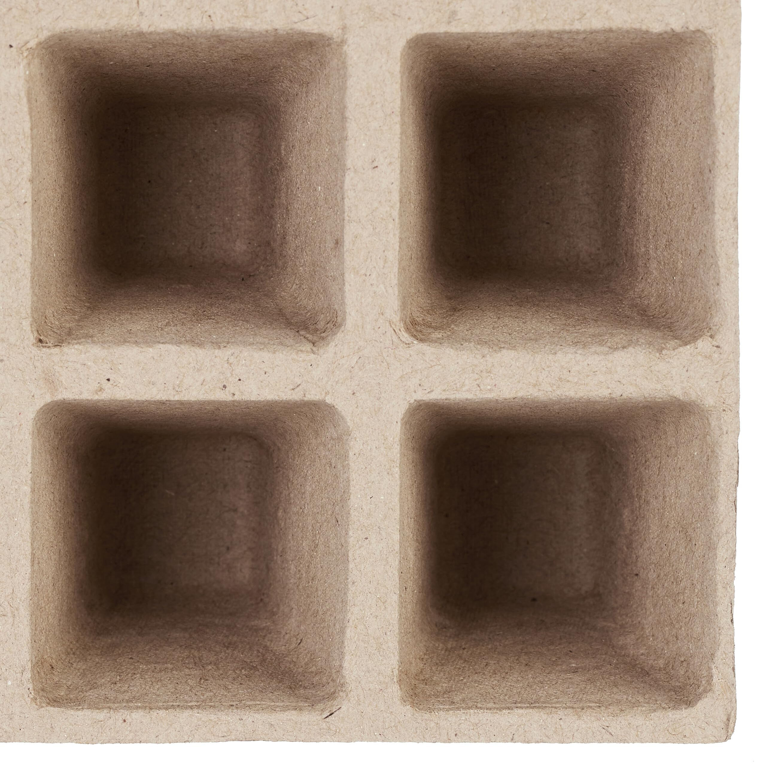 Relaxdays Pot lot Pratique de 192, Accessoires Inclus, pour la Culture, HLP : 5 x 3,5 x 3,5 cm, Marron