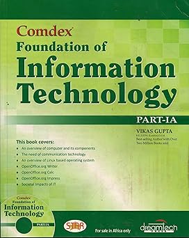 Comdex Foundation Of Information Technology, Part 1a {With Cd-Rom}