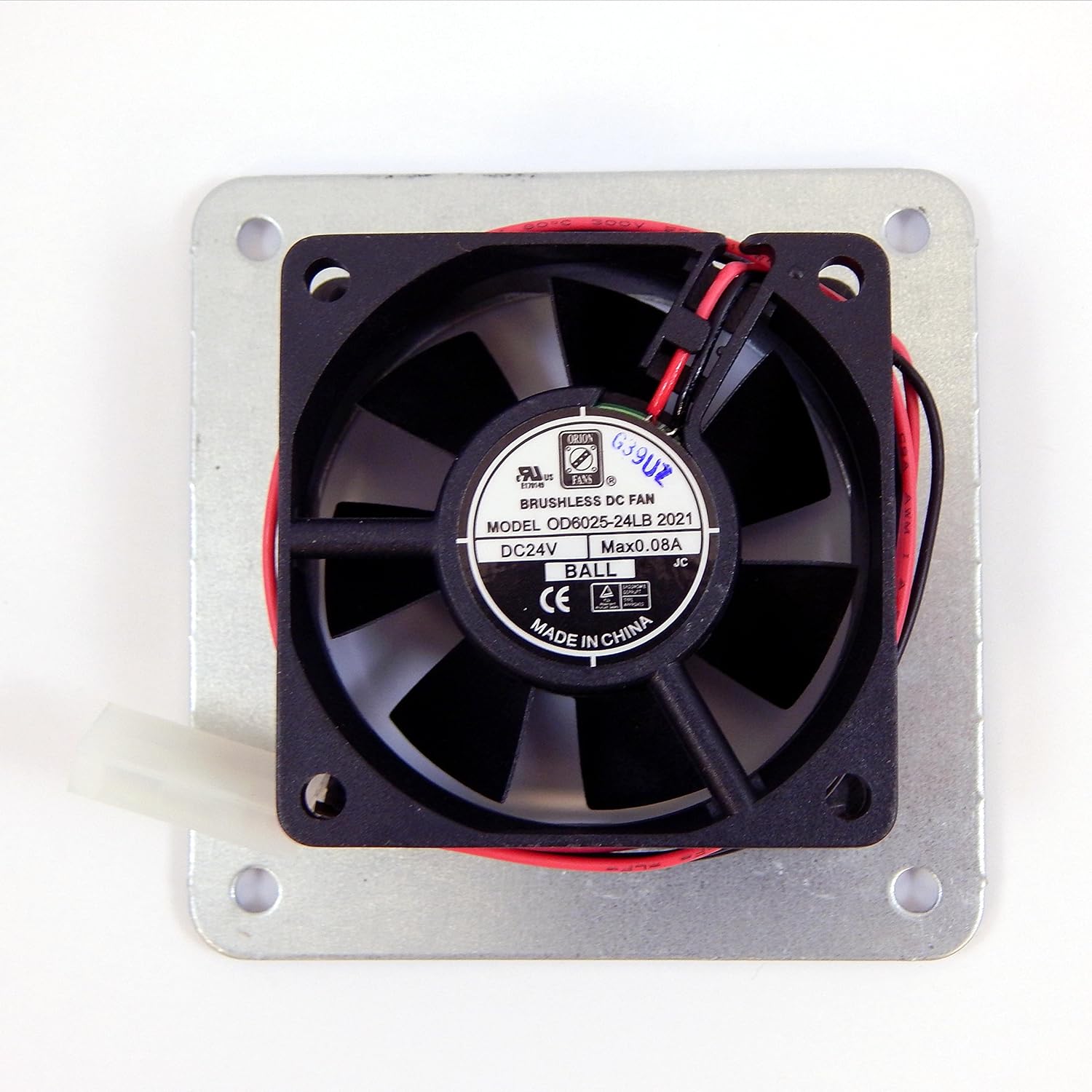 Viking Fan Kit Part 013112-000, showing the fan assembly with a metal mounting plate and wiring.