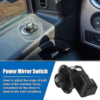 Amazon.com: X AUTOHAUX Front Left Side Power Mirror Control