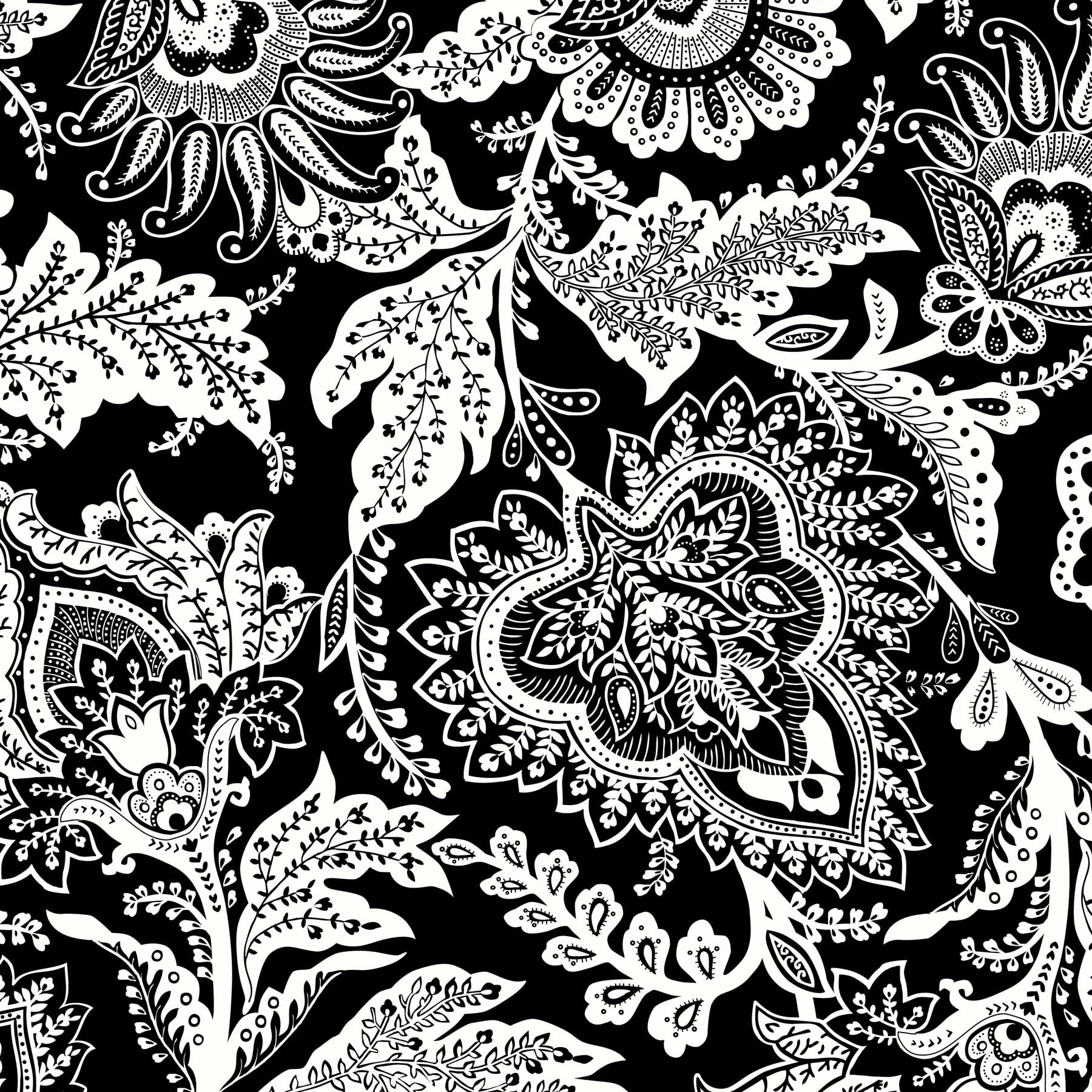 Vera Bradley Juego de 2 manteles Individuales Reversibles Mujer, Java Black-Algodón Reciclado, Talla única
