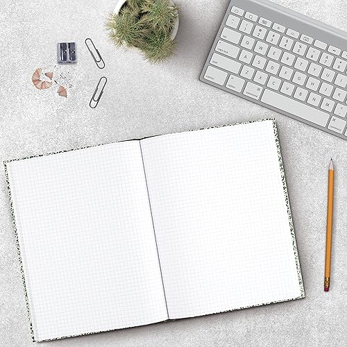 Miniatura 5 de National Composition Lab - Cuaderno con regla cuadrille, cubierta verde, (60) hojas de 10.13 x 7.88