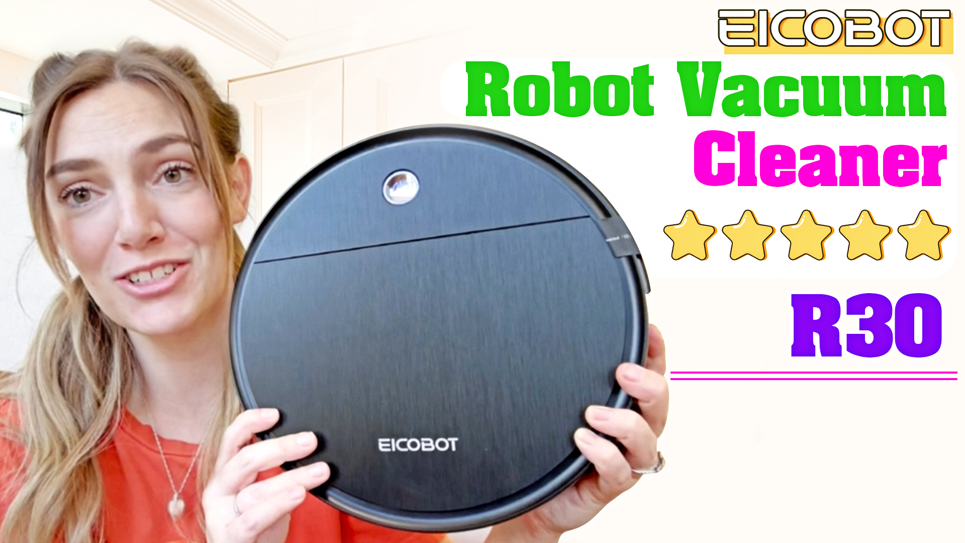 Watch The EICOBOT R30 Robot Vacuum Cleaner on Amazon Live