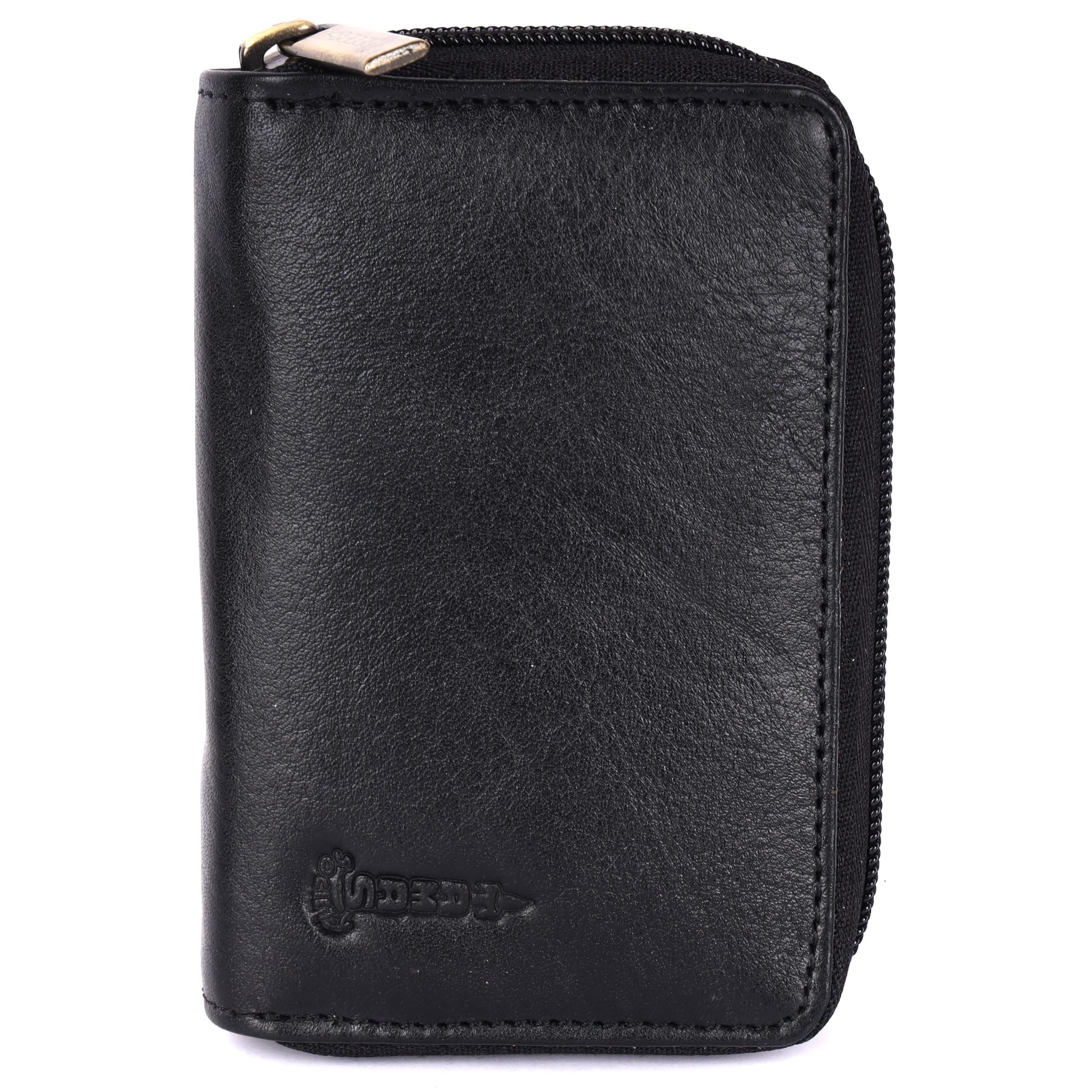 Exquisite Leather Key Case - Stylish and Secure Key Organizer-Ideal for Car, House, and Office Keys-Black-image-29