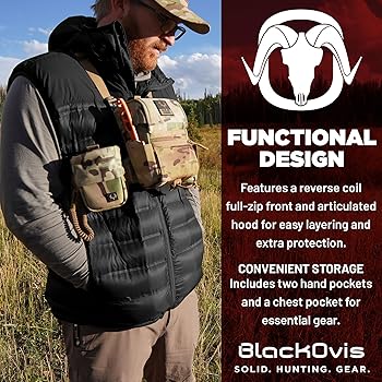 Amazon.com: BlackOvis Anchor Point Welded Down Hooded Vest - Black