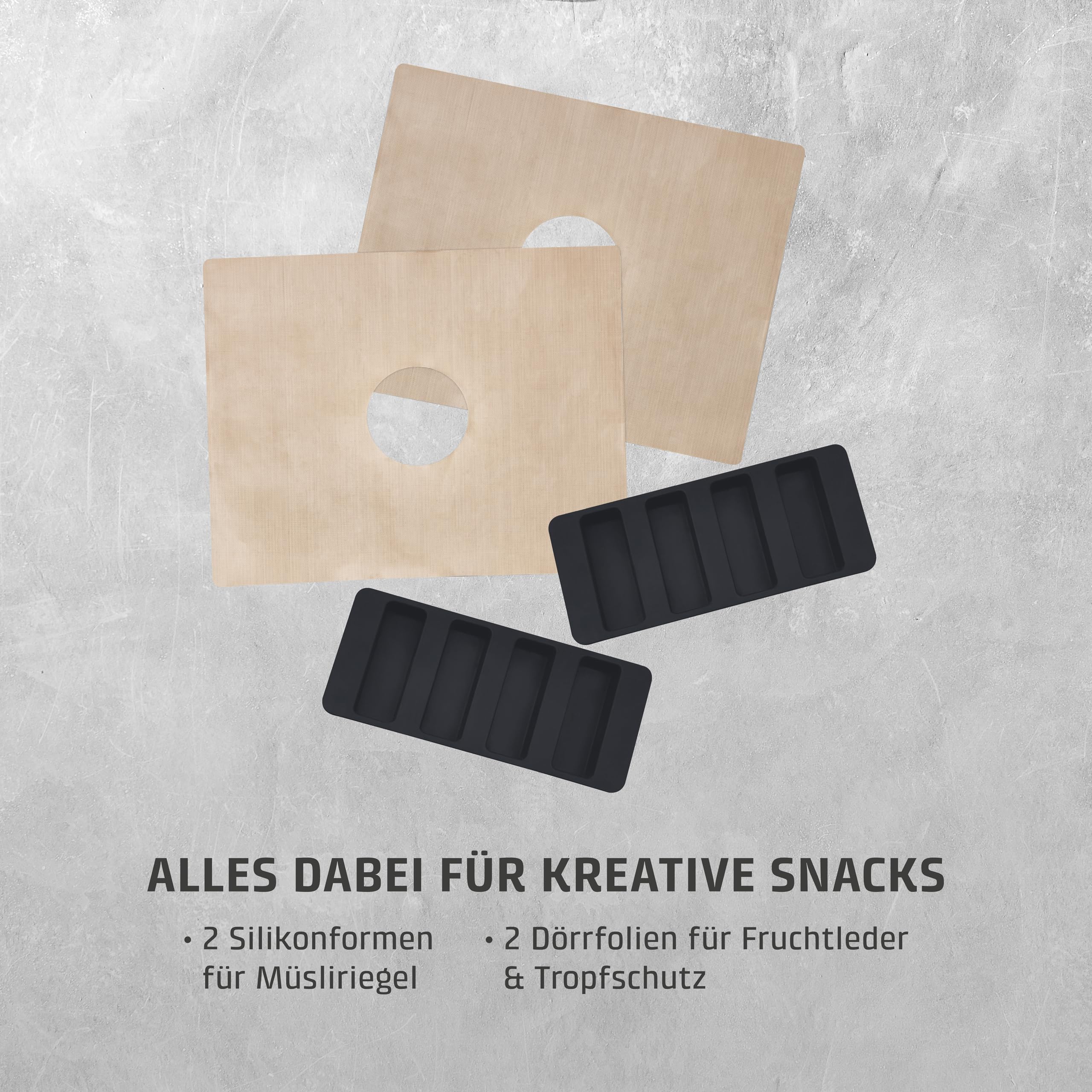 Caso DH 450 Dörrautomat, Testsieger Haus & Garten Test, für z.B. Obst, Gemüse, Kräutern etc., Temperatur individuell einstellbar von 30 ‐ 70 °C, Timer einstellbar von 0,5 ‐ 48 h
