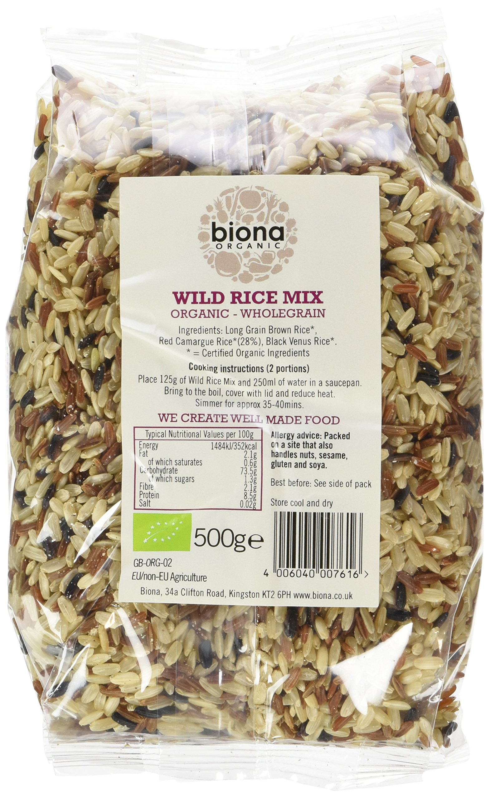 Biona Organiczna mieszanka dzikiego ryżu (6 x 500 g)
