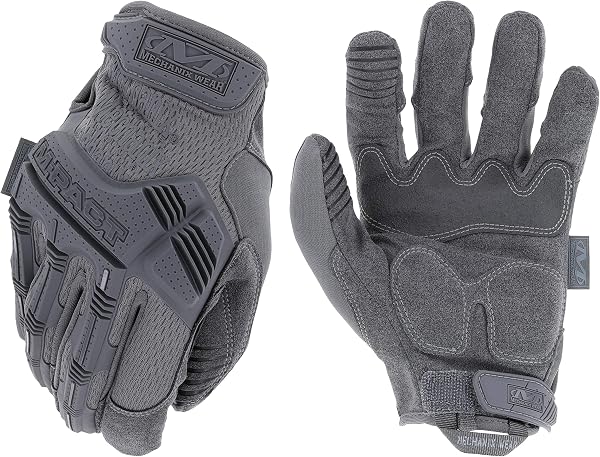 Mechanix Wear - M-Pact Wolf Grey Gloves (Large, Grey) - 1