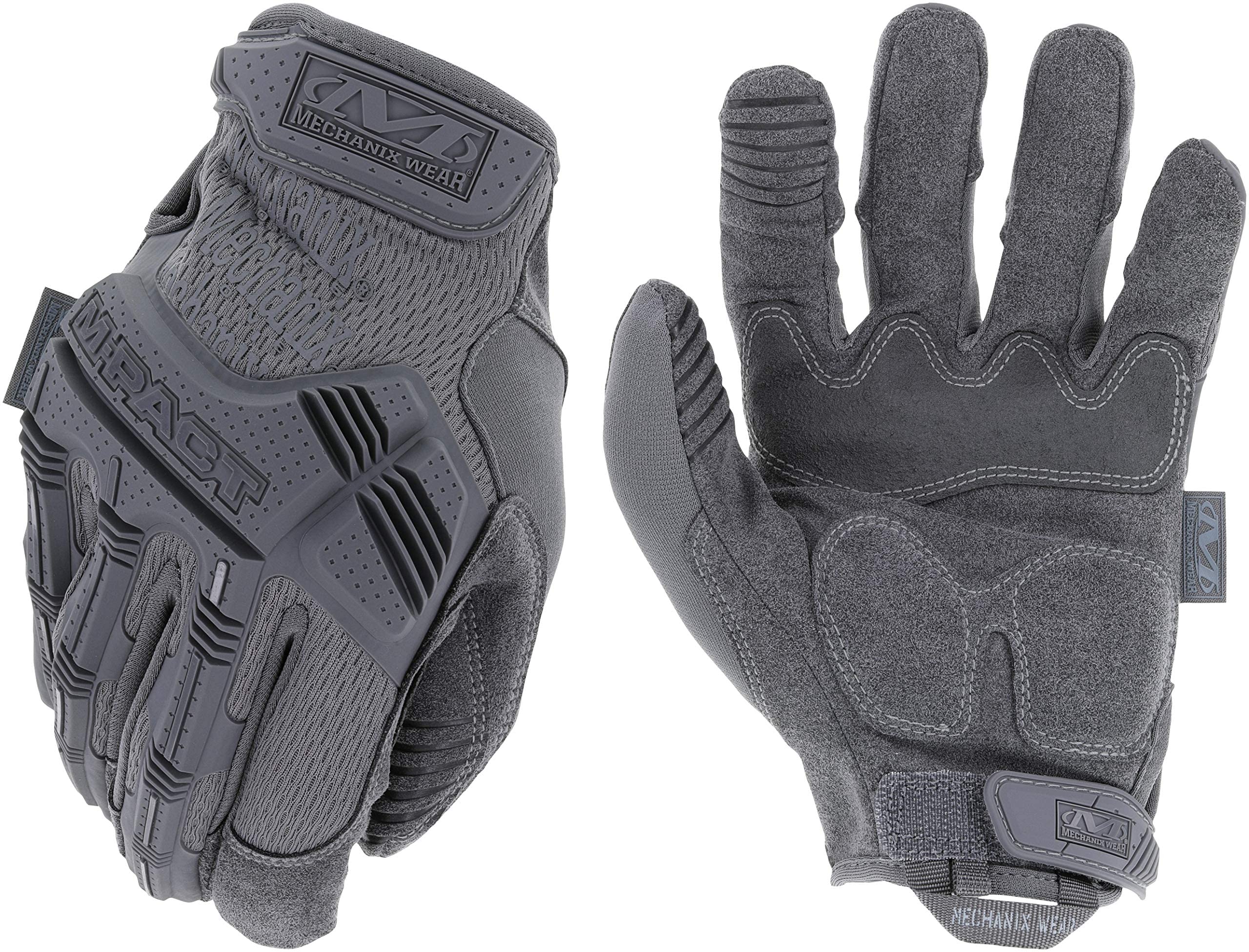 Mechanix Wear - M-Pact Wolf Grey Gloves (Large, Grey) - 1