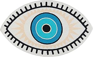 Novogratz by Momeni Cucina All Seeing Eye Multicolor Kitchen Mat 2' x 3'