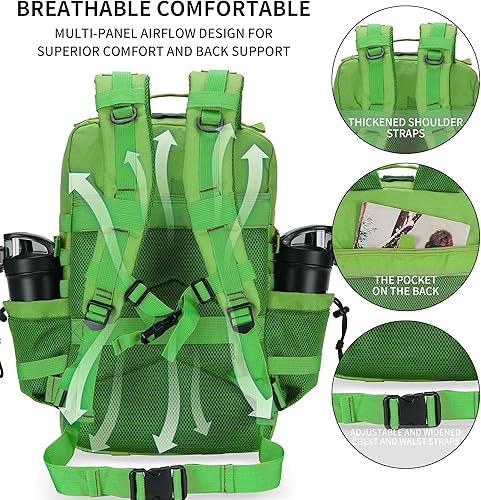 Miniatura 3 de Mochila táctica militar 45L25L Paquete de asalto de 3 días Molle Daypack Mochila de senderismo para hombres y mujeres