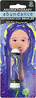 Abundance Aromatherapy Essential Oils Scent Inhaler | A Plant Derived Extract for Manifestation | A Therapeutic Grade Essential Oils Inhaler with An Affirmation for Greater Success (ES)