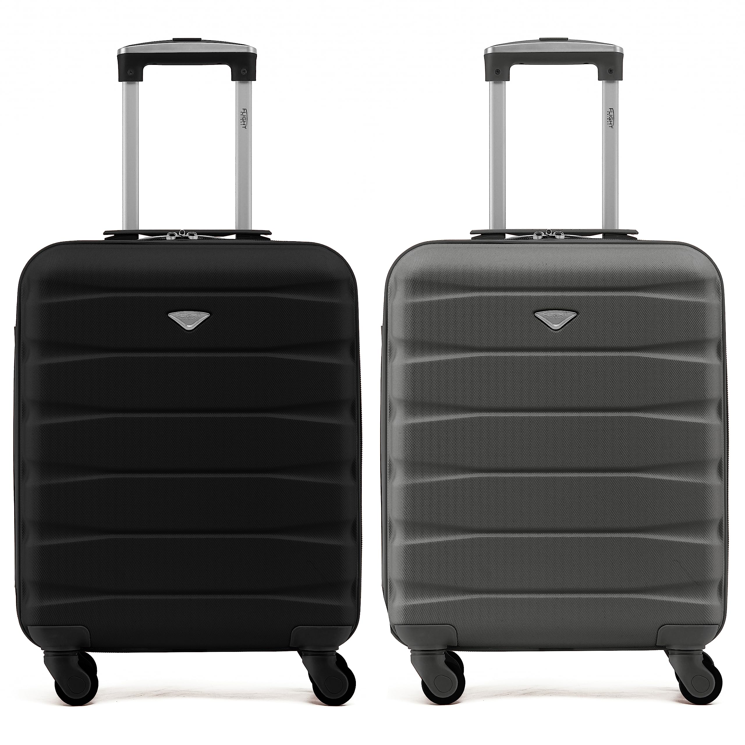 Flight Knight Suitcase Set of 2 Lightweight 4 Wheel ABS Hard Case Cabin Carry On Hand Luggage Approved for Over 100 Airlines Including easyJet, British Airways, Ryanair & Many More 55x35x20cm — view 176