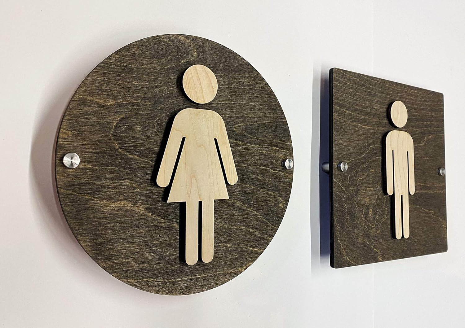 Amazon.com: Womens Mens Unisex Office Coffee Shop Restroom Signs ...