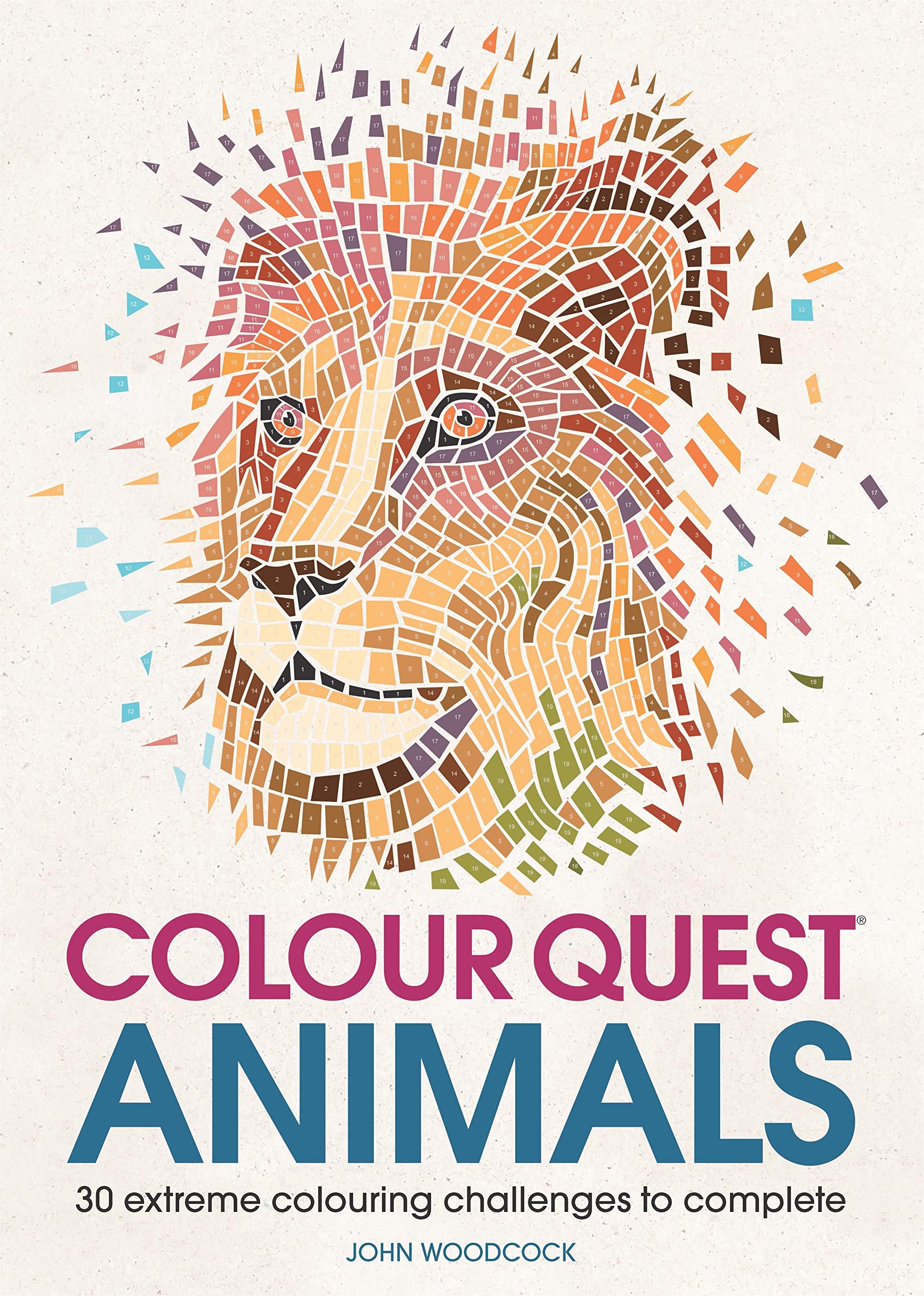Colour Quest® Animals: 30 Extreme Colouring Challenges to Complete