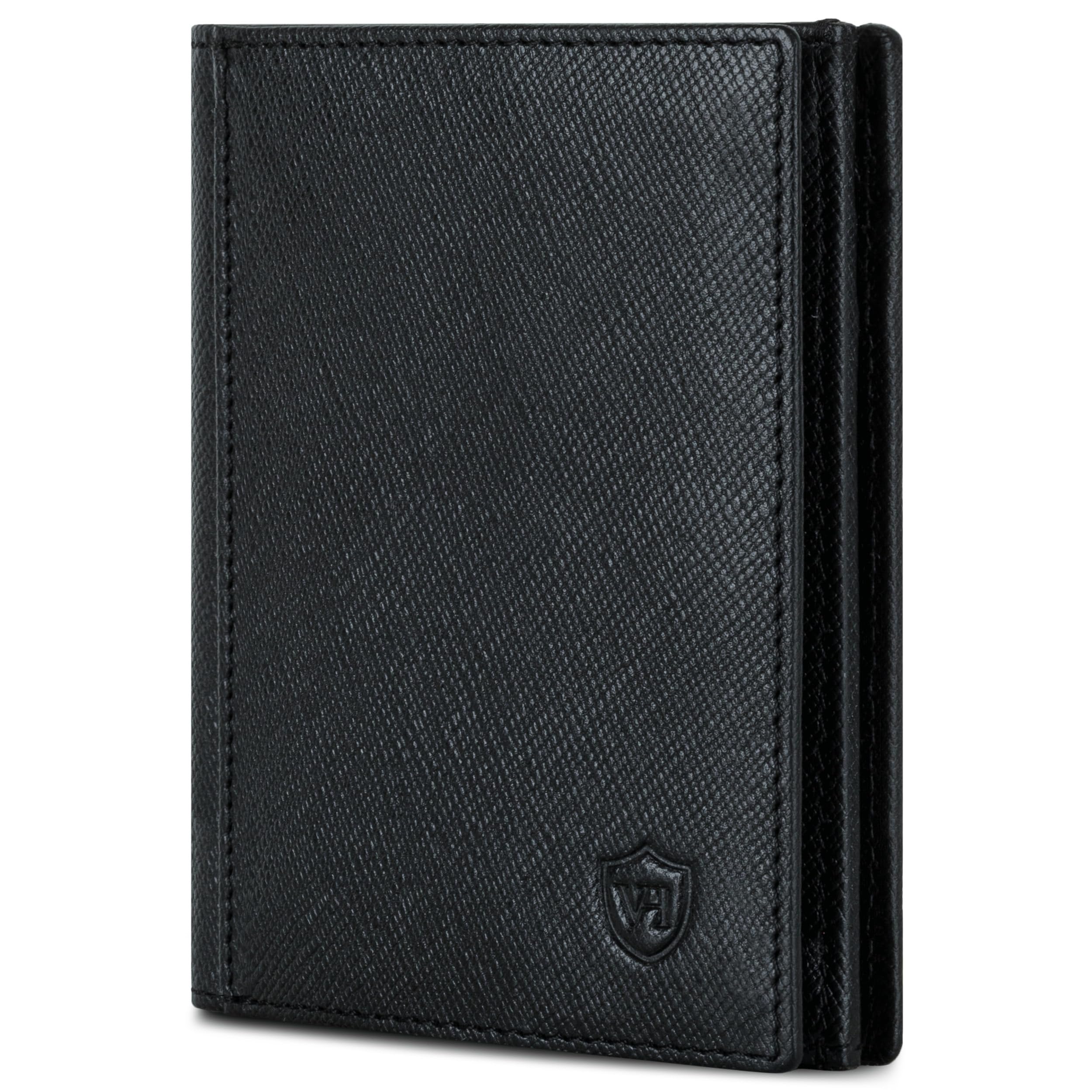 VON HEESEN® Leder Geldbörse Herren mit Münzfach & RFID Schutz I Echtleder Geldbeutel für Männer & Damen I Portemonnaie Brieftasche Wallet Portmonee