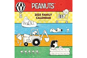 2025 Peanuts Square Family Calendar