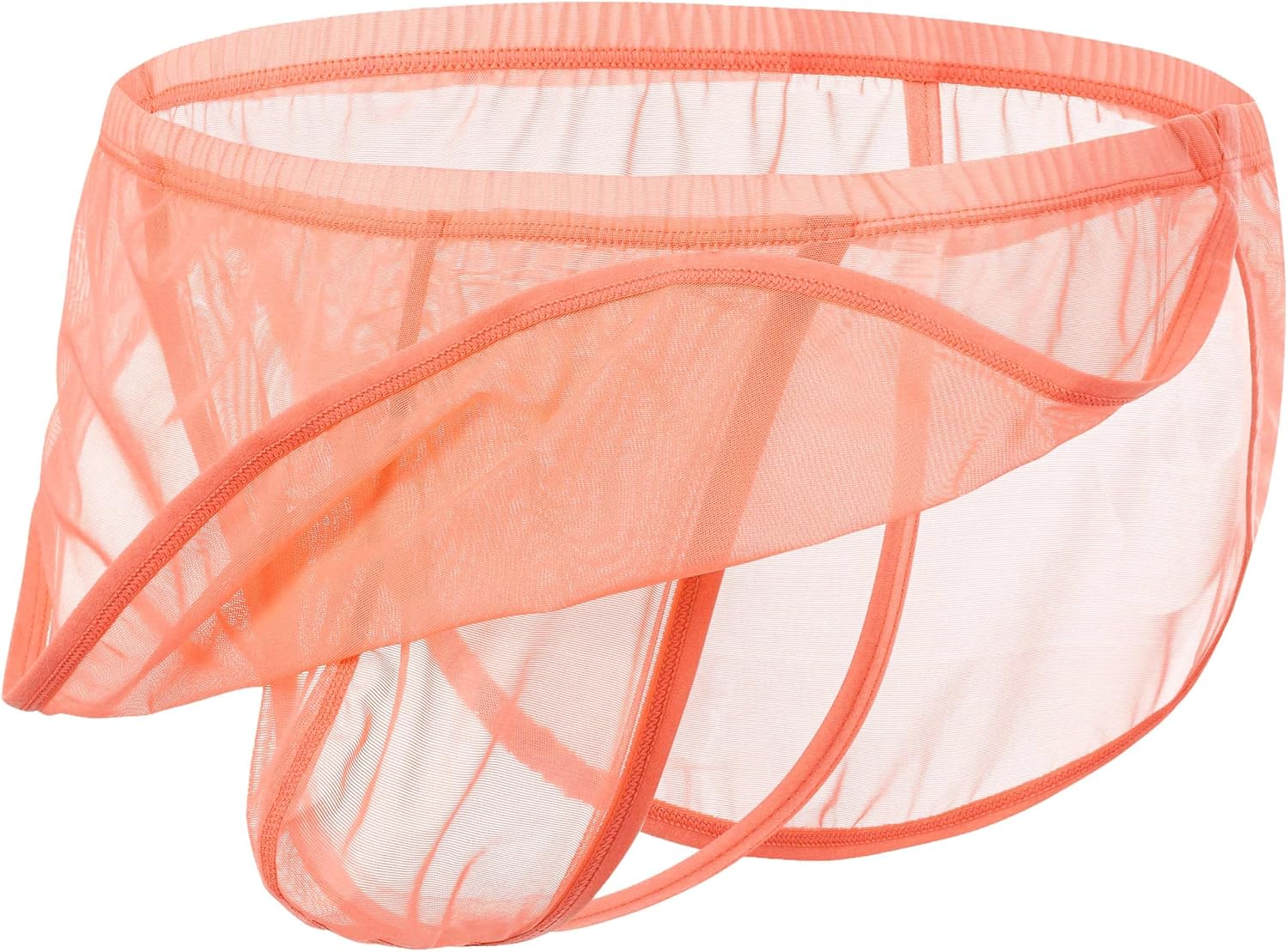 Mens Split Sides Underwear Sheer Sexy Men Thong Bulge Enhancing Pouch G-String Underwear T-Back