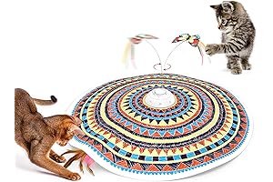 Potaroma Cat Toys Chargeable, 3in1 Hide and Seek, Automatic Interactive Toy
