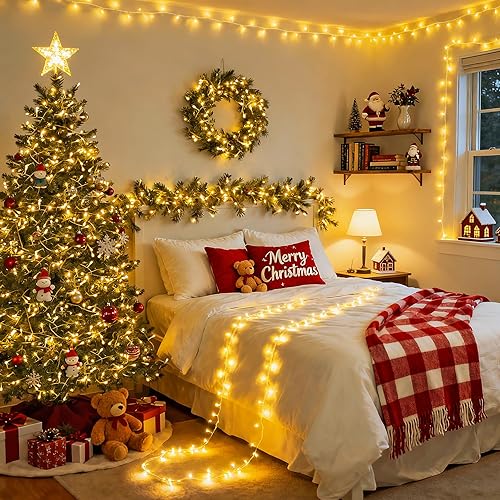200 LED Christmas Lights - Warm White