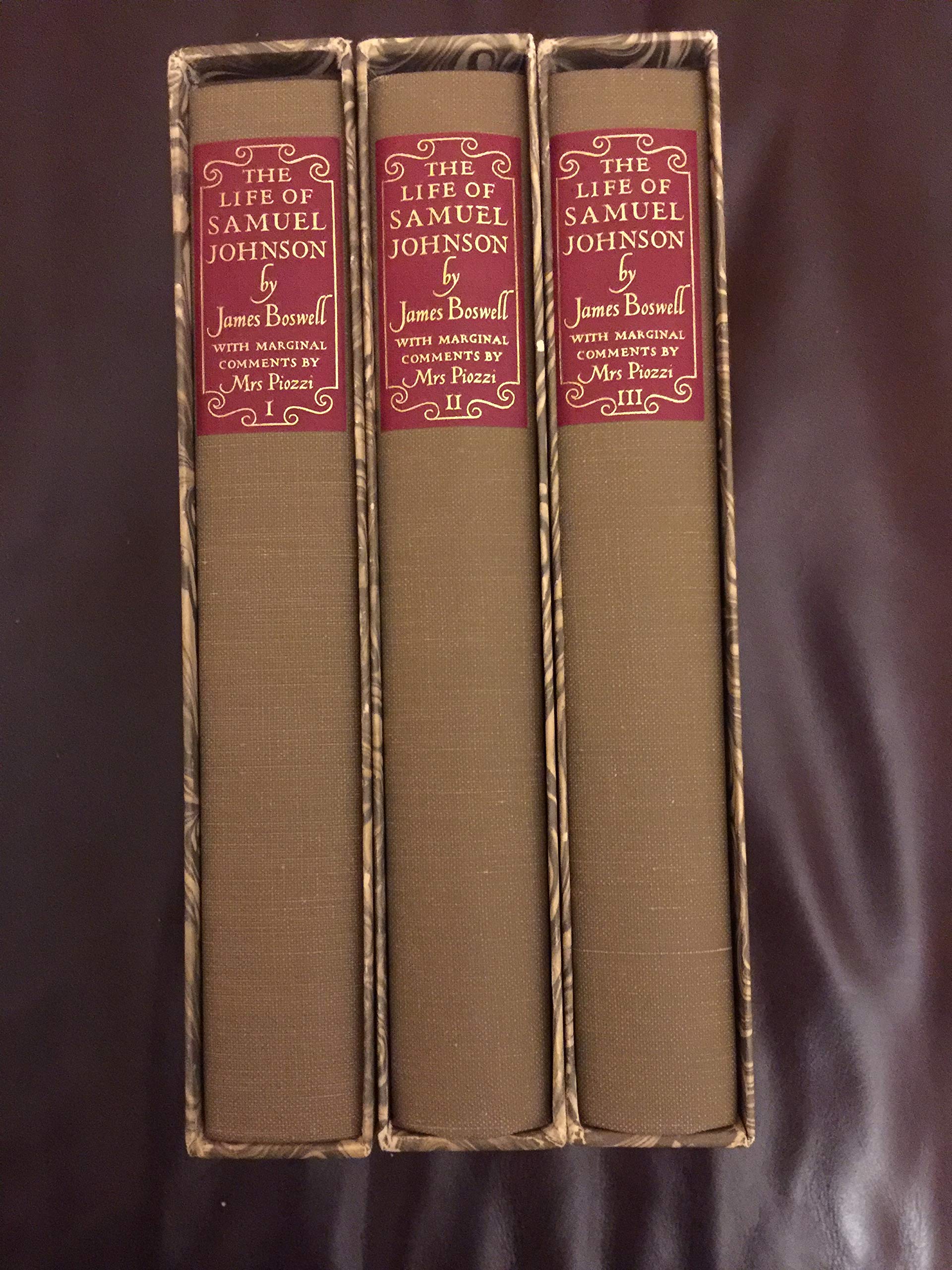 The Life of Samuel Johnson, Ll.D. In Three Volumes Hardcover – January 1, 1963