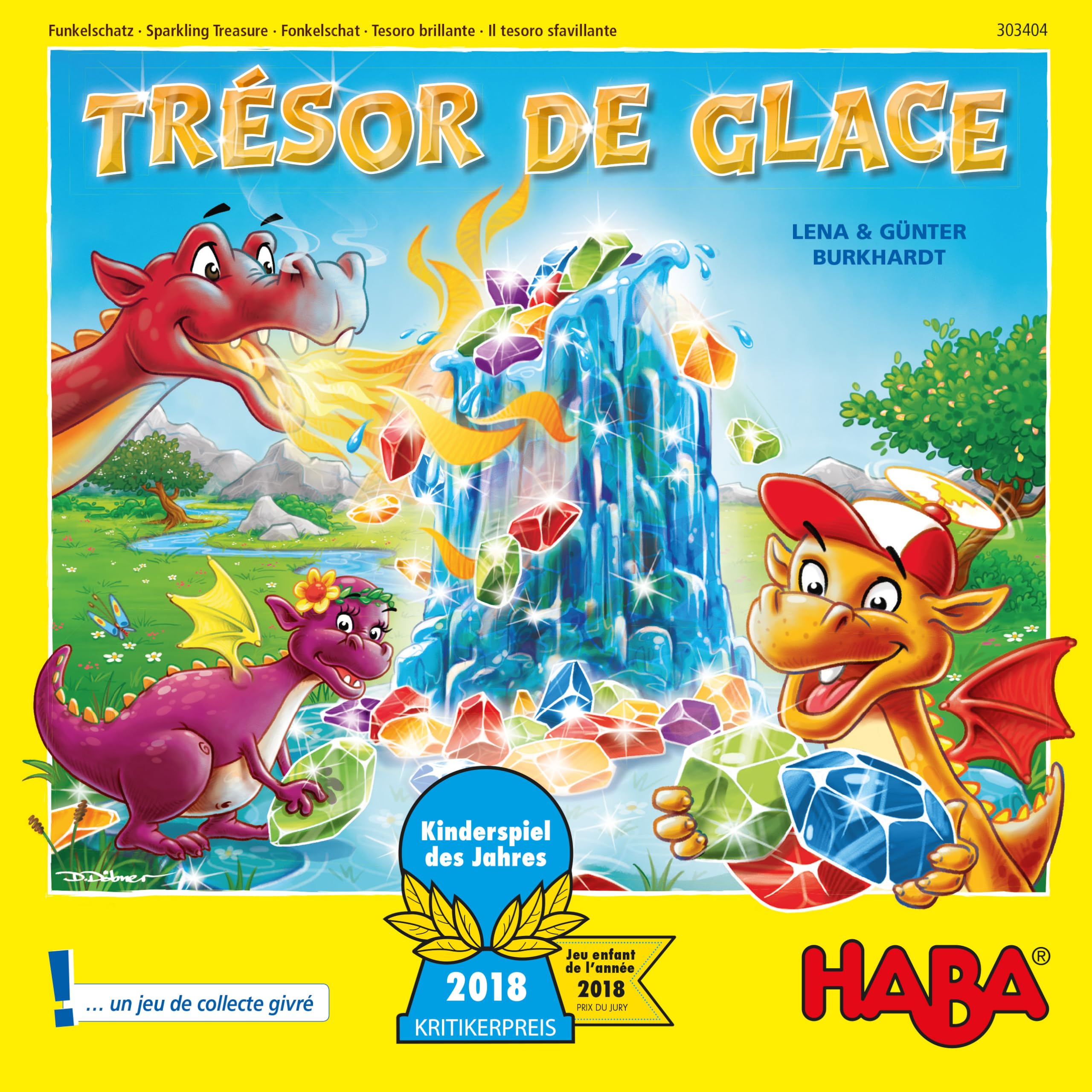 HABA- Trésor de Glace-Jeu de société d'adresse-5 Ans et Plus, 303404, Coloré