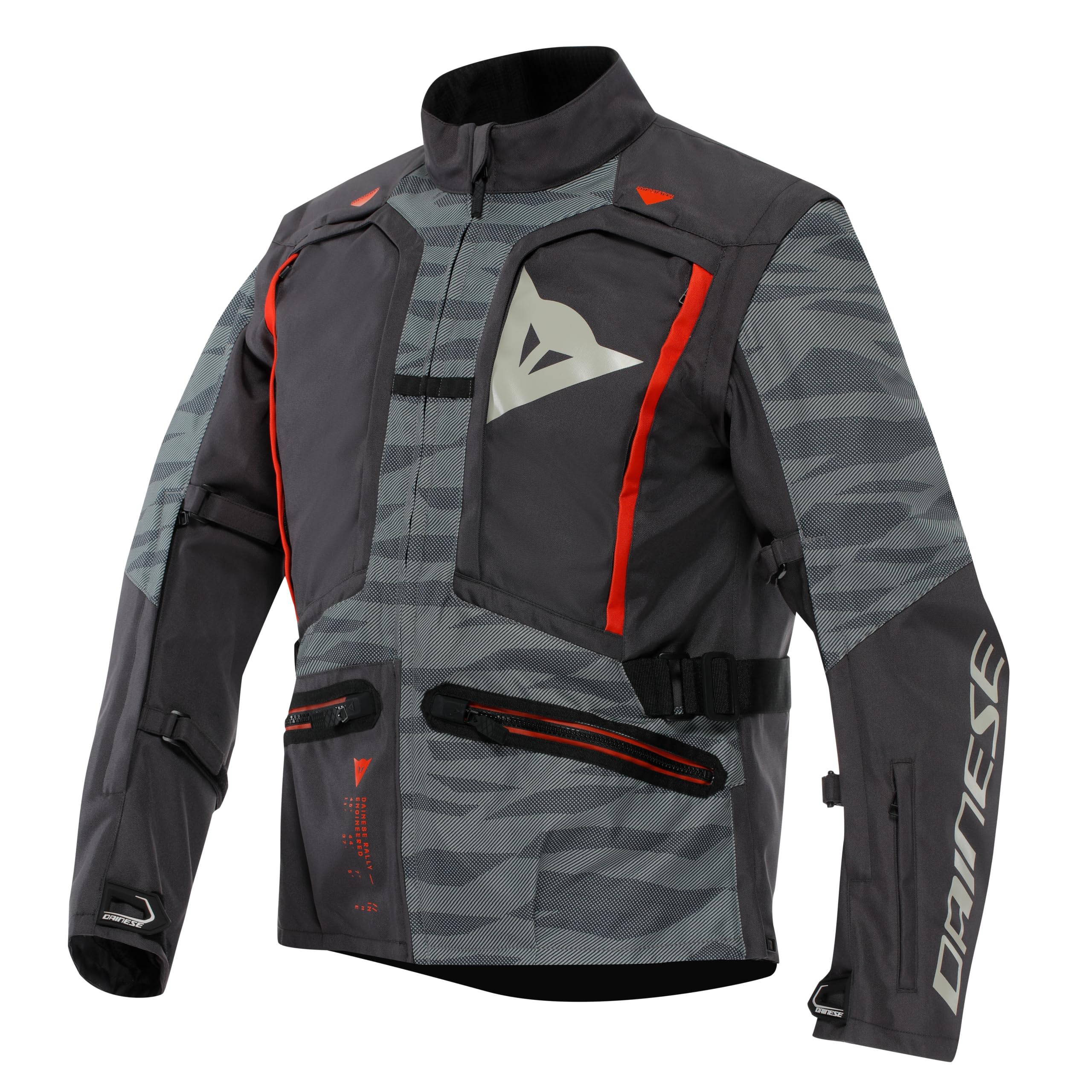 Dainese - Sterrato Tex Jacket, Textile Motorcycle Jacket, Men, Ebony/Desert Sage, 50