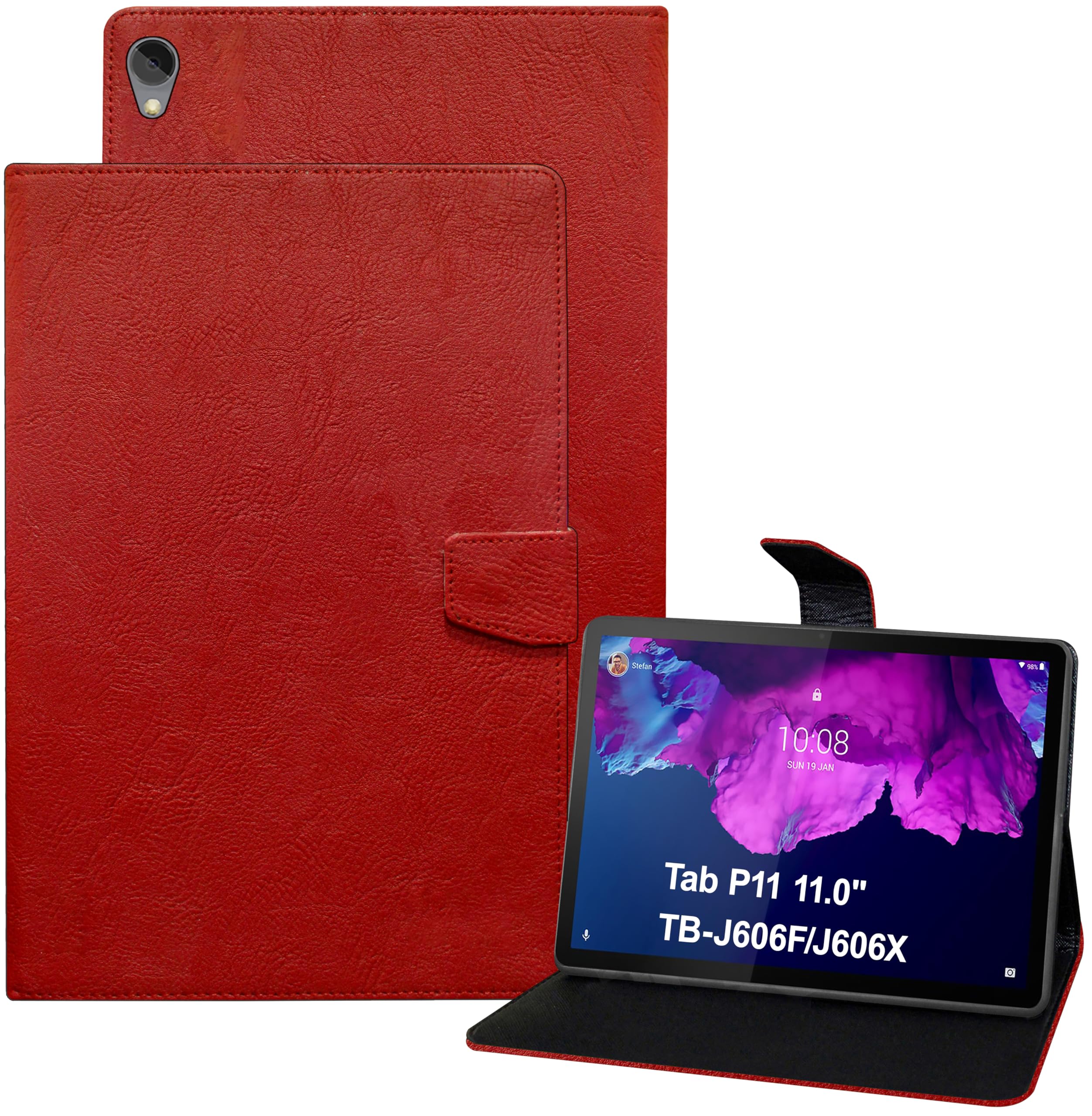 See full amazon price history chart for TGK Flip Case Cover for Lenovo Tab P11 11.0 inch TB-J606F J606X Plain Design (Red) TGK Flip Case Cover for Lenovo Tab P11 11.0 inch TB-J606F J606X Plain Design (Red) (B09KN5RJHS) Amazon Price History, Amazon Price Tracker